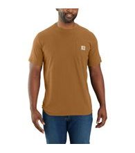 Carhartt triko -106652 BRN Carhartt Force™ Relaxed Fit Midweight Short-Sleeve Pocket T-Shirt