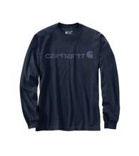 Carhartt triko -104107 I27 Dearborn Relaxed LS Logo T-Shirt