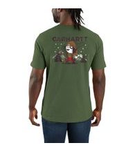 Carhartt triko -107269 GL9 Relaxed Fit Heavyweight Short- Sleeve Pocket Outdoor Graphic T-Shirt