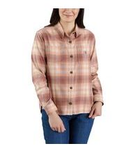 Dámksá Carhartt košile - 105574 Q39 RUGGED FLEX™ LOOSE FIT MIDWEIGHT FLANNEL LONG-SLEEVE PLAID SHIRT