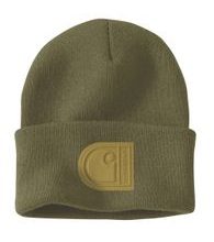 Čepice Carhartt - 107190 GL7 Knit Cuffed C Patch Beanie
