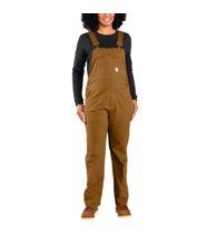 Dámské laclače Carhartt - 106001 BRN Loose Fit Canvas Bib Overall