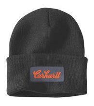 Čepice Carhartt - 107007 N04 Knit Cuffed Script Patch Beanie