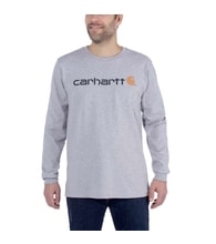 Carhartt triko -104107034 Long-Sleeve Workwear SignatureI Graphic T shirt - Core Logo