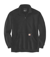 Mikina Carhartt - 105294 N04 Loose Fit Midweight Quarter Zip Mock Neck Sweatshirt