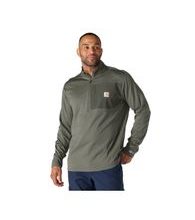 Mikina Carhartt - 106423 DOV Carhartt Force™ Ironwood Relaxed 1/2 Zip Mock Neck