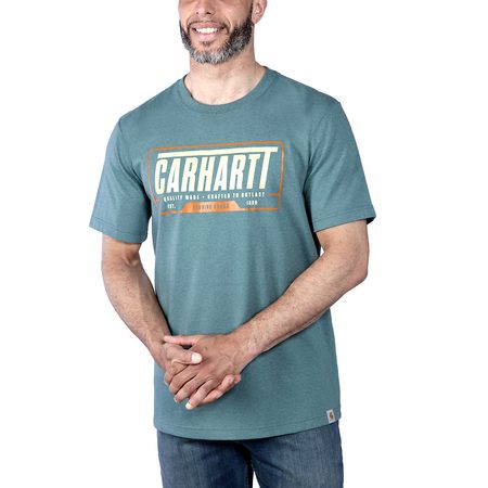 Carhartt triko -106091GE1 Relaxed Fit Heawyweight Short-Sleeve Graphic T-shirt