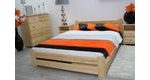 Borovicová postel Eureka 200 x 200 cm