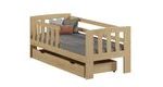 Dřevěná dětská postel Ala 160x70 se zábranou + rošt ZDARMA