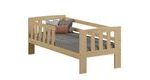 Dřevěná dětská postel Ala 160x70 se zábranou + rošt ZDARMA