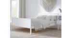 Bílá postel Leona 140 x 200 cm