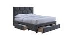 Čalouněná postel HARRIET 160x200 cm, s úložným prostorem + rošt zdarma!