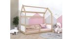 Dětská postel ve tvaru domečku Miki 80x190 cm + rošt ZDARMA