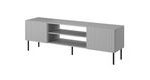 TV stolek Asensio 1, světle šedý/černý