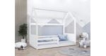 Dětská postel ve tvaru domečku Miki 80x190 cm + rošt ZDARMA