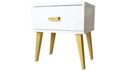 Bílý noční stolek Savona