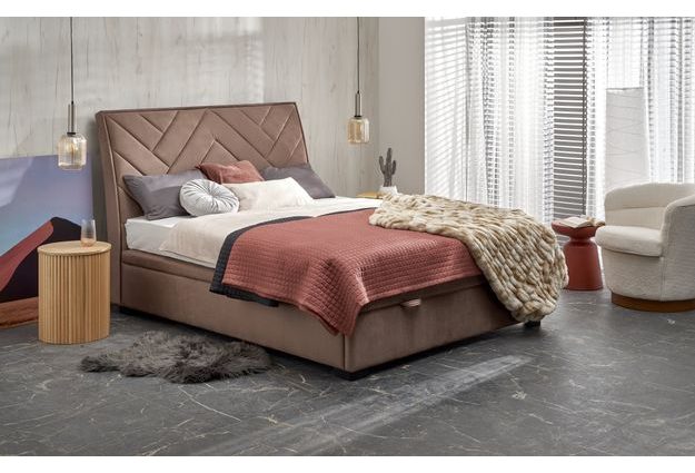 Čalouněná postel s úložným prostorem CONTINENTAL 1 160 x 200 cm