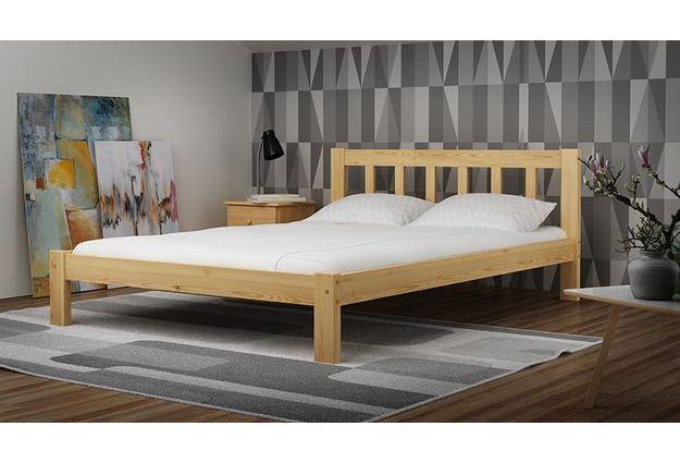 Borovicová postel Olivia 140x200 cm