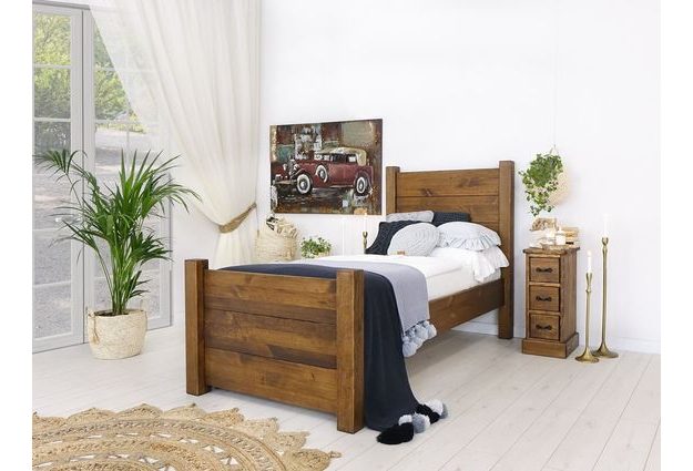 Vyvýšená postel Rustyk Dobromir 90 x 200 cm
