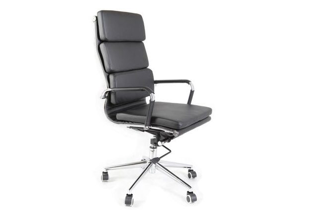 Kancelářská židle ADK Soft, černá eko kůže