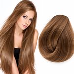 100% Východoevropské vlasy KERATIN, světle hnědá 45,50,55 a 60cm