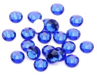 Kamínky na řasy Swarovski elements Sapphire - 25, 50ks