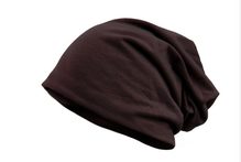 bavlněná čepice BEANIE BROWN