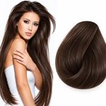 100% Východoevropské vlasy KERATIN, tmavě hnědá 45,50,55 a 60cm