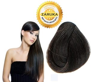 100% Východoevropské vlasy panenské MICRO RING, černo-hnědá 45,50,55 a 60cm
