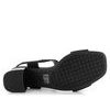 Ara dámske širšie sandále na podpätku Brighton Black 12-20507-01