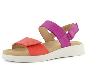 Ara sandály na platformě s klínkem Madeira Orange/Pink 12-21401-16