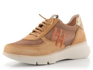 Hispanitas módne sneakers poltopánky Camel HV211334