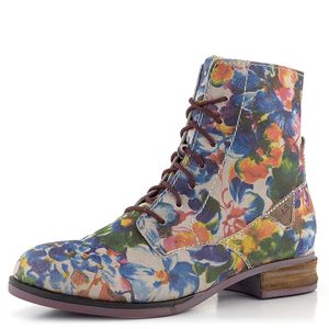 Josef Seibel členkové topánky farebné kvetované Sanja 76501VL855