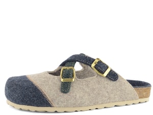 BIO Life pantofle fuzbetové Lola navy/beige 326