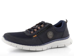 Rieker lehké polobotky se zipy Navy B4821-15