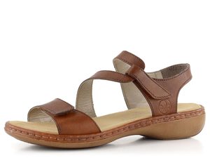 Rieker prírodné kožené sandále 659C7-24