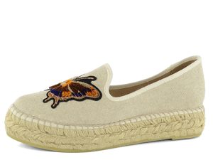 Gaimo Espadrilles mokasíny s aplikací Rima Lurex Crudo 4