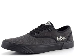 Lee Cooper pánské plátěné tenisky antracitové LCW-24-02-2150MC