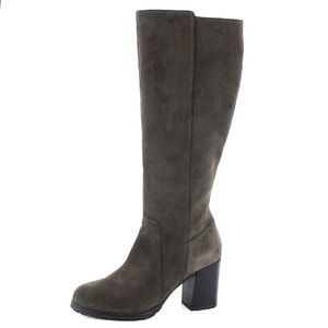 Geox čižmy semišové nezateplené šedé New Lise D746UB00023