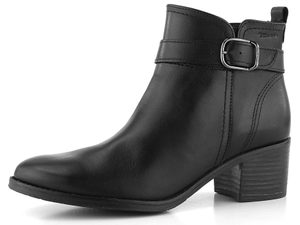Tamaris elegantná čierna členková obuv 1-25034-29