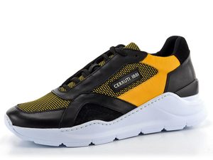 Cerruti 1881 čierno-žlté športové sneakers poltopánky CSSU00439T