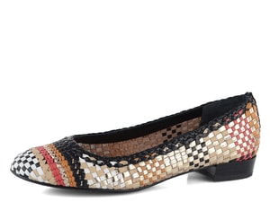 Kess luxusní proplétané baleríny Multi Negro 19521