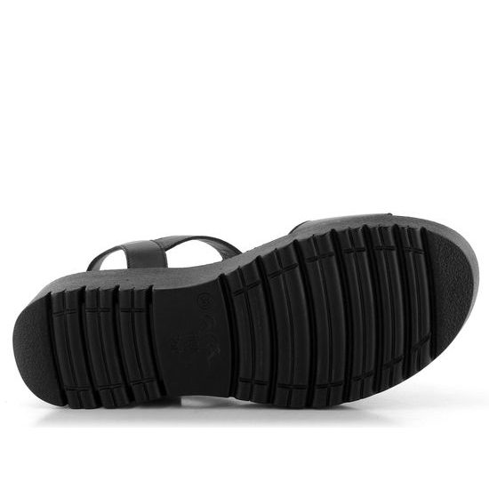 Ara sandály na platformě s klínkem Bilbao černá 12-33518-01