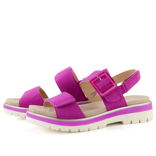 Ara dámské semišové sandály Malaga Pink 12-21003-16