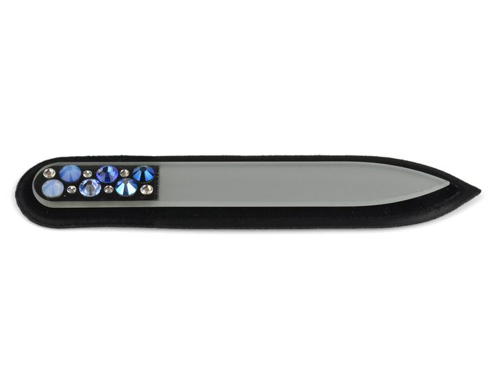 Pilník skleněný Swarovski Elements Blue