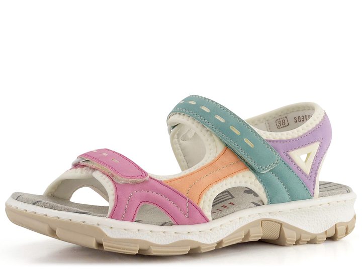 Rieker farebné športové sandále 68866-92