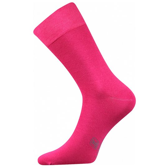 Lonka ponožky hladké tmavší růžové