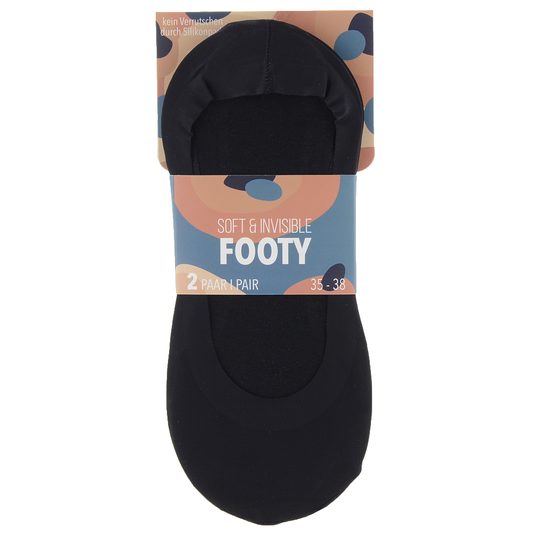 Ponožky do balerín Footy 2 páry černé