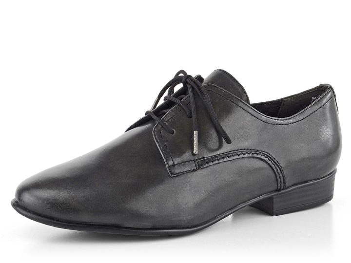 Tamaris šnurovacie poltopánky Anthracite 1-23218-25