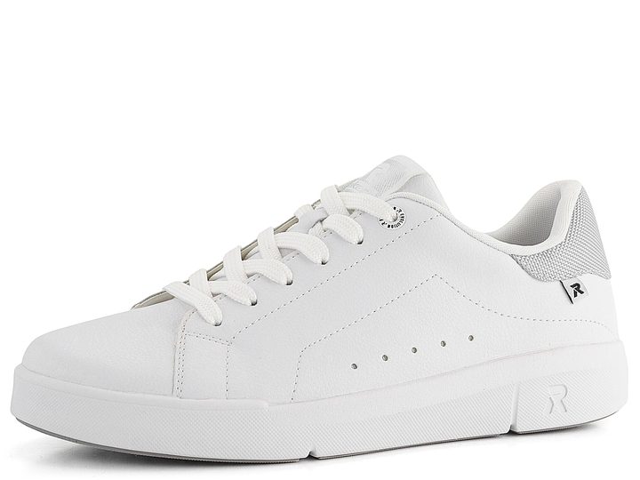 Rieker Revolution kožené biele sneakers tenisky 41902-80